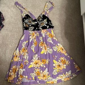 Baby it’s you floral free people dress